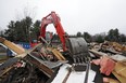 Dean Trineer of Tri-Tools Rentals volunteered his time and machinery to demolish and clear away the home.