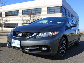 The 2013 Honda Civic's new winder, lower front end. Photo by Kevin Mio/The Gazette