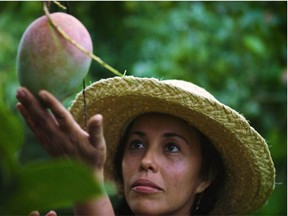 This is Noris Ledesma, a Curator of Tropical Fruit, at the University of Florida, Tropical Research and Educational Centre, in a scene from the documentary film, The Fruit Hunters. I am so jealous. EyeSteel Film photo