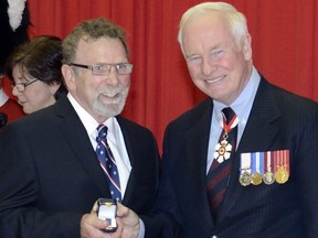 Hine was honoured by Governor General David Johnston in a ceremony Nov. 27.