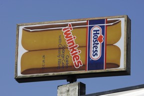 Lying in state - A Hostess Twinkies sign is shown at the Utah Hostess plant in Ogden, Utah, in this Nov. 15, 2012 file photo. While Twinkies are alleged to last for centuries, they couldn't survive a labour dispute. (AP Photo/Rick Bowmer, File)