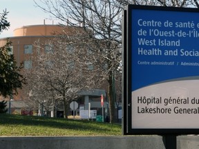 MONTREAL, QUEBEC; NOVEMBER 8, 2012 -- The Lakeshore General Hospital in Pointe Claire, west of Montreal Thursday, November 8, 2012.    (John Mahoney/THE GAZETTE)