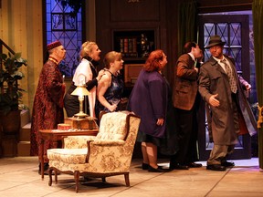 Lakeshore Players rehearse the whodunit The Butler Did it. (Marie-France Coallier/THEGAZETTE)