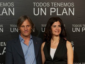 Actor Viggo Mortensen and actress Soledad Villamil attend Todos Tenemos Un Plan photocall at Casa de America on September 5, 2012 in Madrid, Spain.  (Carlos Alvarez/Getty Images)