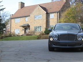 The Bentley Mulsanne front end design just screams: "Look at me, I am over here." It's hard to miss. Photo by Kevin Mio/The Gazette