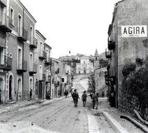 A July 30, 2013, memorial service at the Canadian War Cemetery just outside the Sicilian town of Agira (pictured above during Operation Husky in 1943) will include a roll-call, in which Canadians in attendance will be asked to represent each fallen soldier. (All photos courtesy Operation Husky 2013, The Royal Canadian Regiment and Charles Hunter)