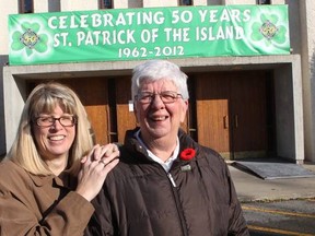 Anita Clement, left, and Mary Martin are co-chairs of the 50th anniversary celebrations for St-Patrick of the Island Church.