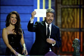 Ricardo Darin at the Goya Cinema Awards ceremony, at the Palacio Municipal de Congresos on February 19, 2012 in Madrid, Spain.  The film, Un Cuento Chino, directed by Sebastian Borensztein, and starring Darin, won the best  picture award at the festival. (Juan Naharro Gimenez/Getty Images)