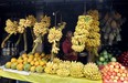 A Sri Lankan vendor sells bananas at a market in Colombo on September 17, 2012.  (LAKRUWAN WANNIARACHCHI/AFP/GettyImages)