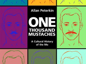 Peterkin’s definitive new book One Thousand Mustaches: The Cultural History of the Mo (Arsenal Pulp) offers a lighthearted cultural history of the ‘stache through the ages, combing through some 30,000 years of trends in male grooming. (All photos courtesy Arsenal Pulp Press)