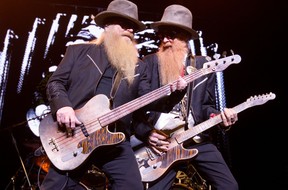 MONTREAL, QUE.: NOVEMBER 7, 2012 -- ZZ Top perform at the Bell Centre in Montreal Wednesday, Novermber 7, 2012. (John Kenney/THE GAZETTE)