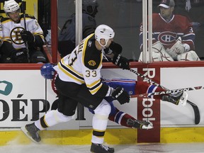 Zdeno Chara injures Max Pacioretty in 2011.