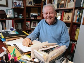 Former MNA Clifford Lincoln at his home in Ste-Anne-de-Bellevue.