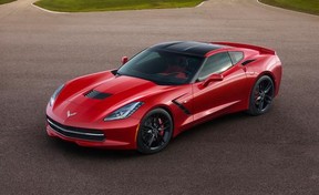 The 2014 Chevrolet Corvette Stingray was unveiled on Sunday night. Handout photo.