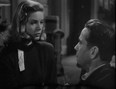Lauren Bacall and Humphrey Bogart in The Big Sleep, by Howard Hawks.