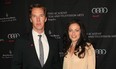 Benedict Cumberbatch and Lara Pulver at the BAFTA Los Angeles 2013 Awards Season Tea Party, at the Four Seasons Hotel on Jan. 12, 2013 in Los Angeles, California.  Lara Pulver appeared in an episode of the the Sherlock TV series called a Scandal in Belgravia. (Photo by David Livingston/Getty Images)