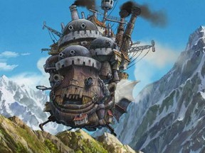 Howl's Moving Castle is 1) an animated film, written and directed by Hayao Miyazaki, and, 2) the mobile real estate pictured above.