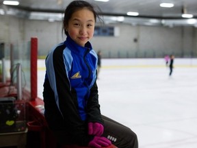 Grace Lin won gold in pre-novice category at Skate Canada Challenge Competition.