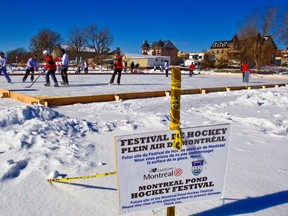 The Montreal Pond Hockey Festival takes place in Old Lachine, Feb. 2-3.