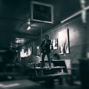 Rockabilly singer-songwriter Kurt Chaboyer performs his songs at the cinq à sept every second Thursday at Divan Orange (4234 St-Laurent) beginning on Jan 17 (Photo by Emilie Clement, courtesy Kurt Chaboyer)