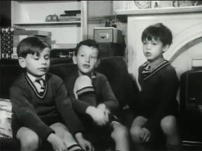 John, Andrew and Charles from 7 Up! Even at 7 years old, they sounded so posh. You can see John and Andrew , all grown up at 56 years old in the documentary 56 Up, now showing at Cinéma du Parc.