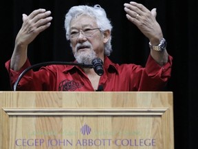 Dr. David Suzuki at John Abbott College on Oct. 23, 2012.