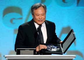 Director Ang Lee accepts the Feature Film Nomination Plaque for Life of Pi during the Directors Guild Of America Awards on February 2, 2013 in Los Angeles, California.  On February 5, 2013, Ang Lee resceived another honour, a Visionary Award from the Visual Effects Society. (Kevin Winter/Getty Images)