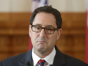 Montreal Mayor Michael Applebaum claims he was threatened with personal attacks by police union head Yves Francoeur over the issue of a three-day work week for police. But late today, the only thing Francoeur was threatening to do was call his lawyer to demand Applebaum retract the claim, which Francoeur categorically denies. THE CANADIAN PRESS/Graham Hughes.
