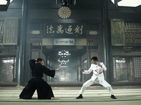 Donnie Yen, right, in Legend of The Fist: The Return of Chen Zhen.