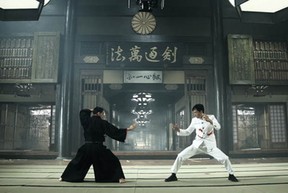 Donnie Yen, right, in Legend of The Fist: The Return of Chen Zhen.
