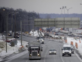 Traffic on the Île aux Tourtes bridge heads to Montreal: local mayors say Off-Islanders will rebel if they're asked to pay a toll to drive onto the island without an improvement in public transit.