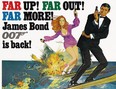 Poster for James Bond movie On Her Majesty's Secret Service.