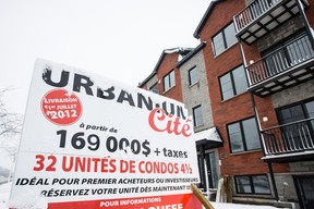 Pierrefonds has seen a spike in condo developments. Last year, out of 230 residential units started, 210 were for condos.