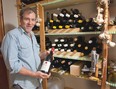 MONTREAL, QUE.: JANUARY 14, 2013--Gazette wine columnist Bill Zacharkiw in his wine cellar at his home in Ste-Agathe des Monts, north of  Montreal Monday January 14, 2013.  (Vincenzo D'Alto / THE GAZETTE) ORG XMIT: 45609