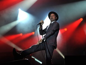SQUAMISH, B.C.: AUGUST 25, 2012 -- Gord Downie and the Tragically Hip take the stage as the main act at Live at Squamish on Saturday, August 25, 2012. (photo by Jenelle Schneider/PNG)(PNG story by )00063478A