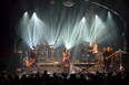 Marillion at its 2009 North American convention in Montreal. Left to right: Pete Trewavas (bass), Ian Mosley (drums), Steve Hogarth (vocals), Mark Kelly (keyboards), Steve Rothery (guitar). Credit: Joe del Tufo.