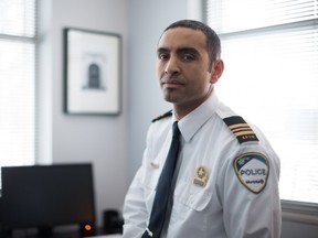 Mohamed Bouhdid, commander of police Station 5, covering Pointe-Claire and Dorval.