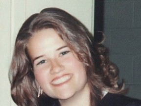 Anne-Marie Edward on her graduation day from John Abbott College, in 1988. Photo courtesy of Jim Edward