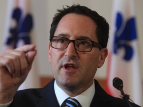 Montreal Mayor Michael Applebaum has announced that any company that admits to wrongdoing before the Charbonneau inquiry will be banned from bidding on city contracts for the next five years.  (Pierre Obendrauf / THE GAZETTE)