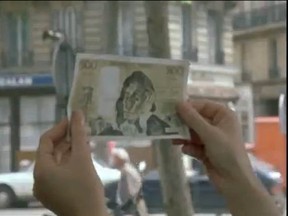 In Robert Bresson's 1983 film L'Argent, some lives will change and others will end, all because of this piece of paper.