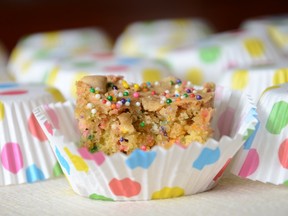 Funfetti Cake Batter Blondies (photo by Erika David)