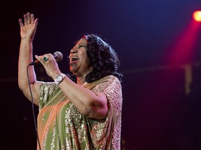 Aretha Franklin performs during McDonald's Gospelfest 2013 at the Prudential Center on Saturday, May 11, 2013 in Newark, N.J. (Photo by Charles Sykes/Invision/AP) ORG XMIT: NYCS117