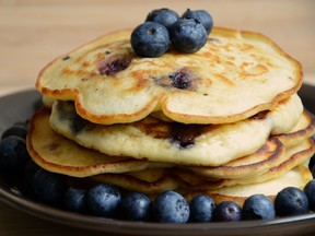Todd's Famous Blueberry Pancakes (photo by Erika David)