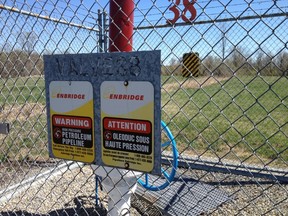 Valve 38 of the Enbridge pipeline passes through Ste-Justine-de-Newton near the Ontario border.