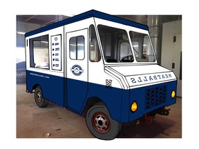 The Meatball Montreal truck design.  (Image by René-Charles Arsenault)