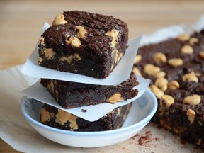 Fudgy Brownies with Peanut Butter Kisses (photo by Erika David)