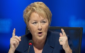 Quebec premier Pauline Marois raised more than few eyebrows today after she called upon the Charbonneau inquiry to exercise "caution" in its deliberations. The apparent warning follows allegations before the commission involving a former PQ minister. THE CANADIAN PRESS/Paul Chiasson