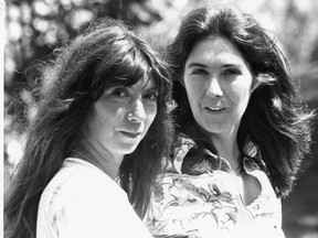 Anna and Kate McGarrigle in 1977. From Gazette files