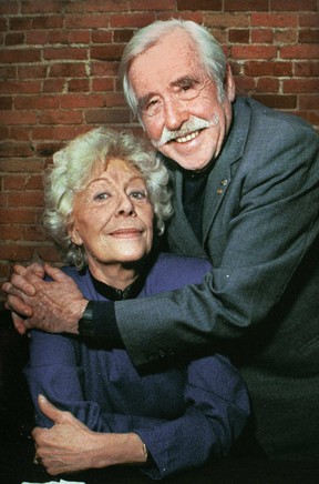 Actress Huguette Oligny and her husband, playwright Gratien Gélinas 1989
