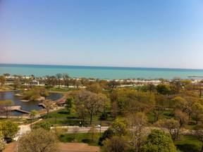 The turquoise water of Lake Michigan will make it hard to remember you aren’t in the Caribbean. (photo by Marcia Frost)